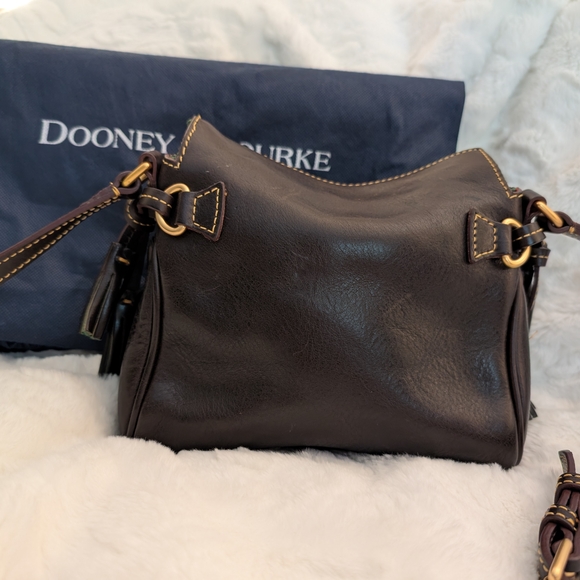 Dooney & Bourke Black Crossbody Bag with Red Accents - Picture 3 of 13